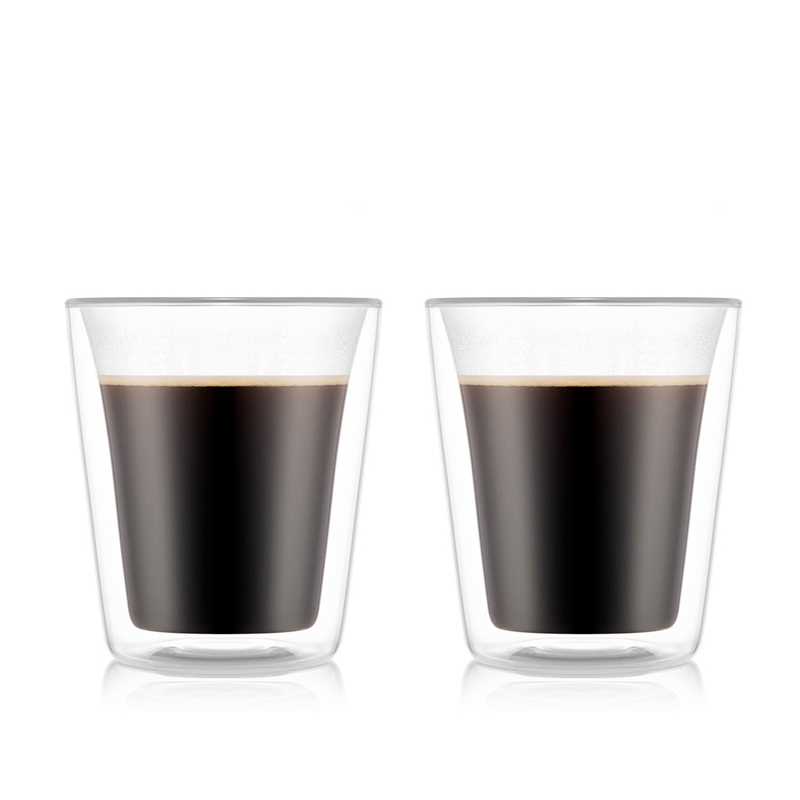 Bodum Canteen Double Wall Glasses 0.2 l - Ciscos Coffee