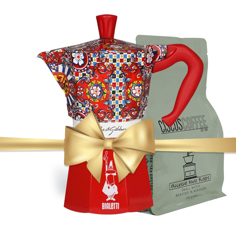 Bialetti Dolce&Gabbana Sicilian Cart Moka Express Gift Set