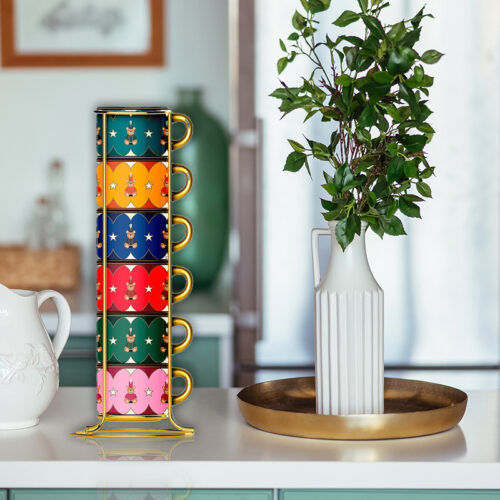 Alternative view of Bialetti Magico Ricordo Stackable Cups