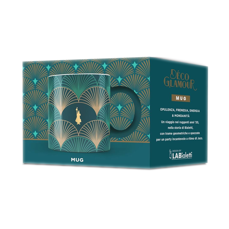 Bialetti Deco Glamour Mug Fan Design - Image 3